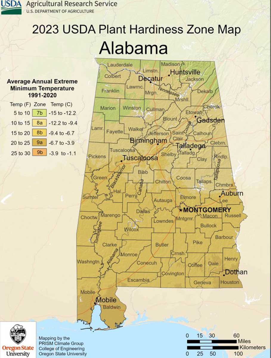 USDA Releases New Hardiness Zone Map The Cullman Times 2618795ae49d84373fd14d388a5d829c